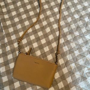 Calvin Klein beige crossbody